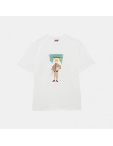 Baracuta Slowboy Colourman T-Shirt Off White JUSQU'A -70%! 