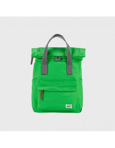 Roka London Canfield B Recycled Nylon Backpack Small Kelly Green Les magasins à Paris