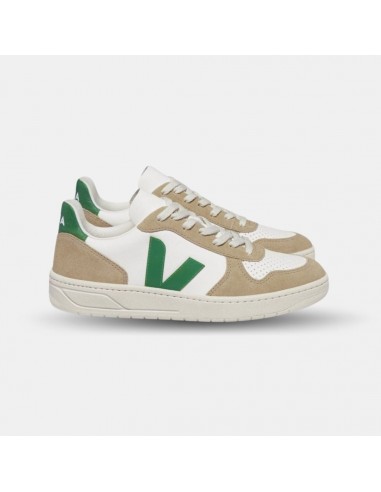 Veja Women's V-10 Chromefree Leather Extra White Emeraude Sahara En savoir plus