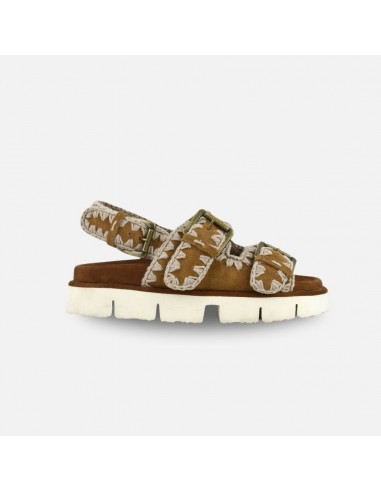 Mou Bio Sandal Two Bukless And Back Strap Cognac Comparez plus de prix