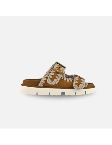 Mou Bio Sandal Two Bukless Cognac en linge