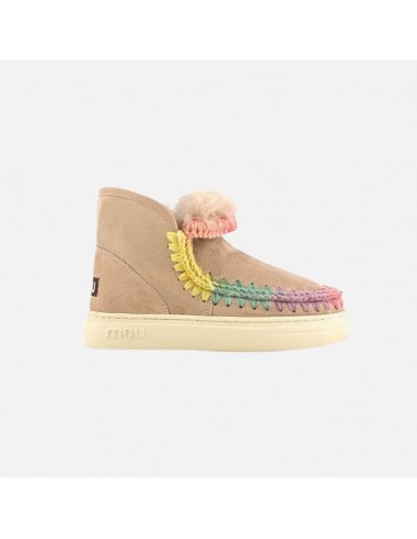 Mou Eskimo Sneaker Bold Rainbow Stitching Camel Venez découvrir notre 