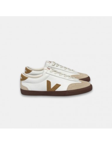 Veja Women's Volley Leather White Tent Bark meilleur choix