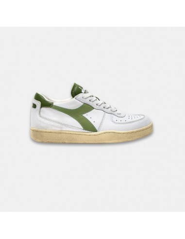 Diadora Mi Basket Low Used White Pesto l'achat 