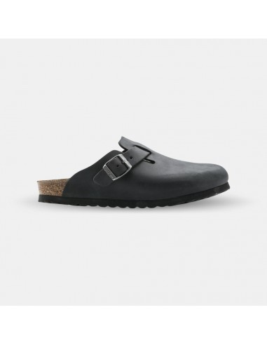 Birkenstock Boston Oiled Leather Unisex Black Economisez 