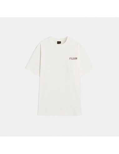 Filson Moose Graphic T-Shirt Snow White est présent 