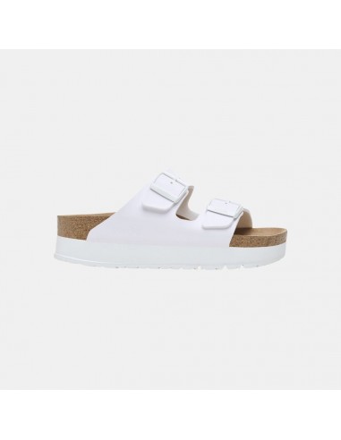 Birkenstock Arizona PAP Flex Platform Narrow Fit Women's White de France