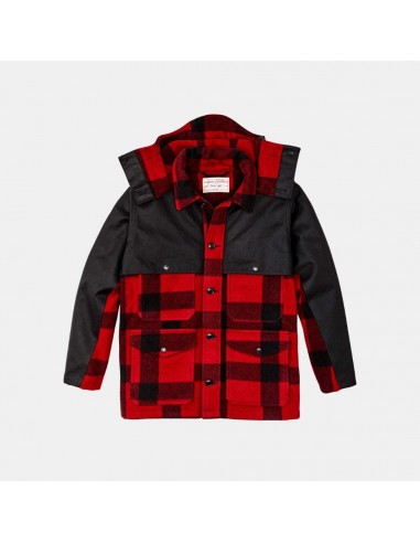 Filson Mackinaw Wool Double Jacket Red Black du meilleur 